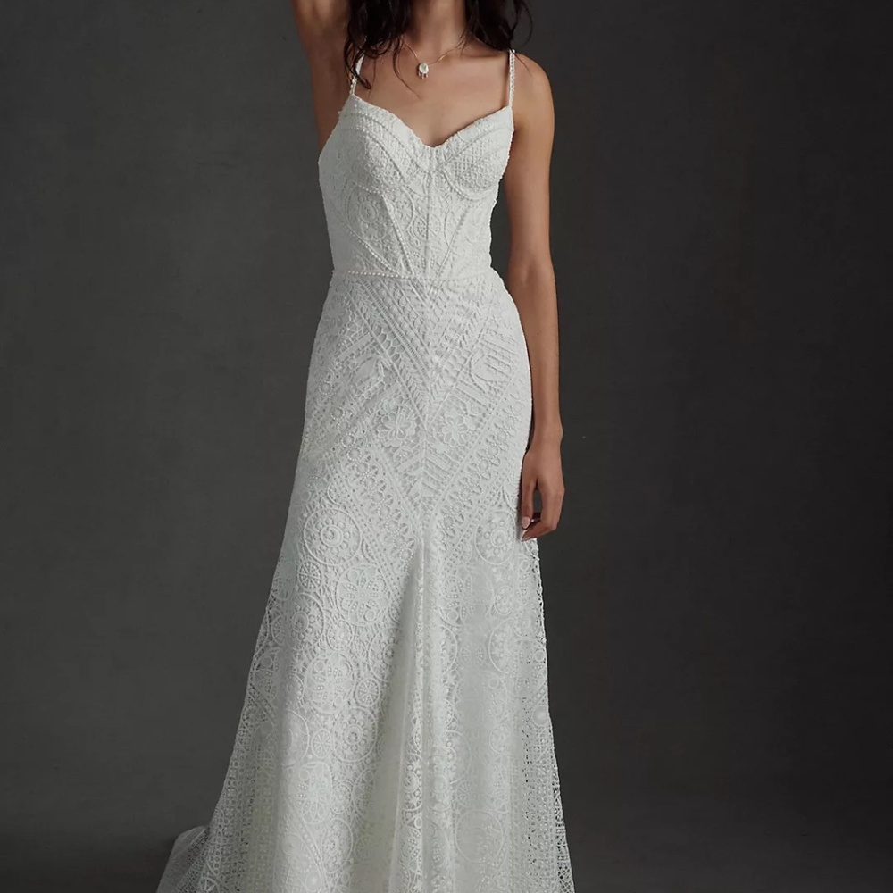 BHLDN Wedding Dress - Never Worn - Tags On - Rish Anna Gown - Size 10
